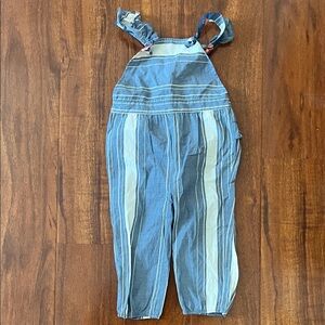 Matilda Jane Blue Striped Overalls